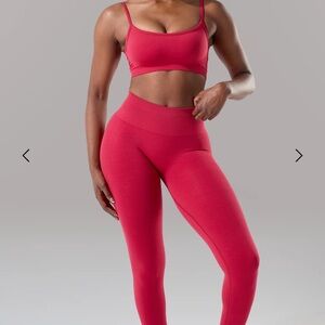 Alphalete pump set in scarlet